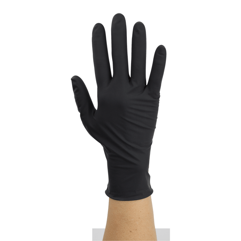Dynarex Black Arrow Latex Exam Gloves, Powder-Free 2321
