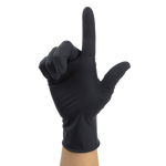 Dynarex Black Arrow Latex Exam Gloves, Powder-Free 2321