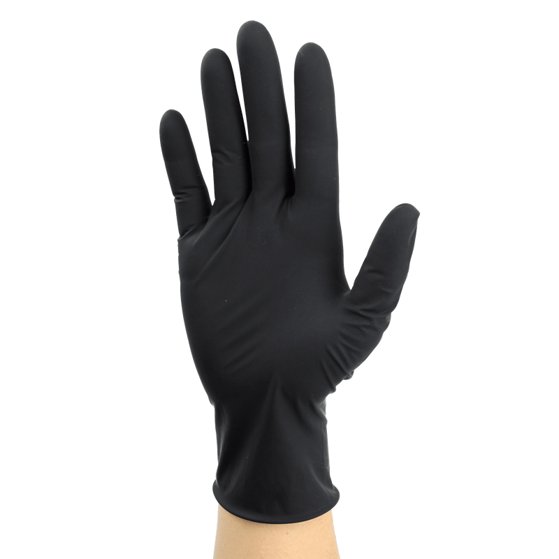 Dynarex Black Arrow Latex Exam Gloves, Powder-Free 2321