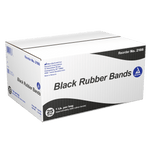 Black Rubber Bands - Dynarex 2166