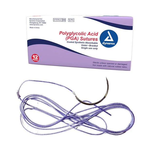 Dynarex Braided (PGA) Sutures | 9131 | Dynarex | SurgiMac