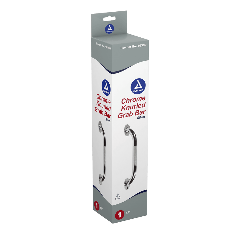 Dynarex Chrome Knurled Grab Bars 10300