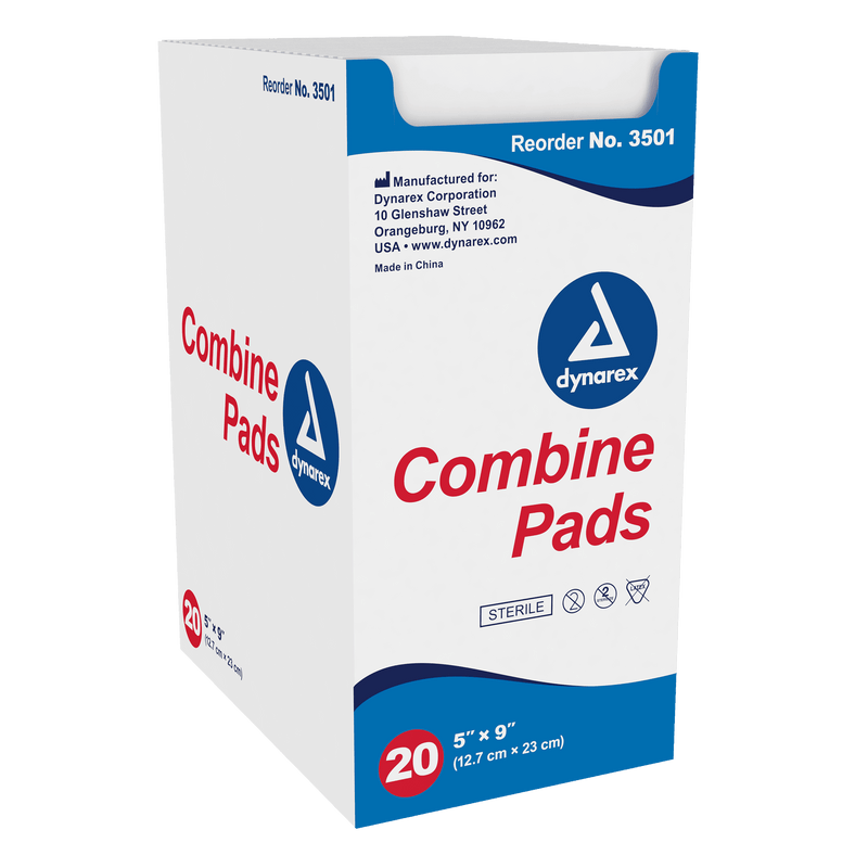 Dynarex Combine Pads Sterile & Non Sterile 3501