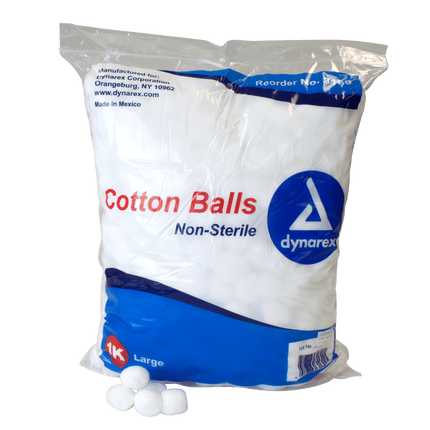 Dynarex Cotton Balls - Non-Sterile | 3169 | | Applicators, Disposable Medical Supplies, Done, General & Advanced Wound Care | Dynarex | SurgiMac