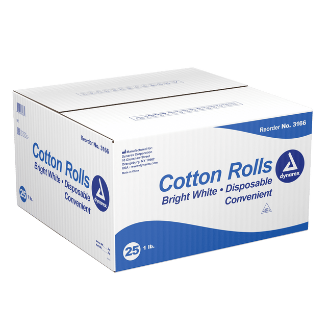 Dynarex | Dynarex Cotton Rolls 1 Lb. | 3166