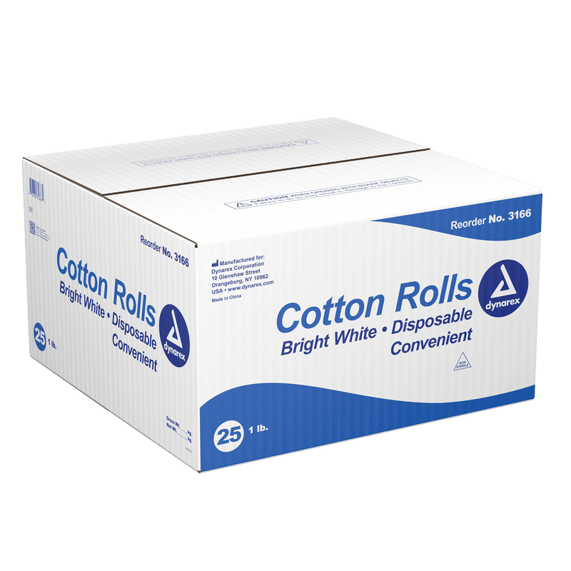 Dynarex Cotton Rolls 1 Lb. 3166