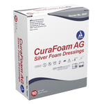 Dynarex CuraFoam AG Silver Foam Dressing - 4"X4" 3047