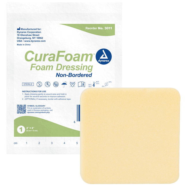 Dynarex | Dynarex CuraFoam Foam Dressings | 3011