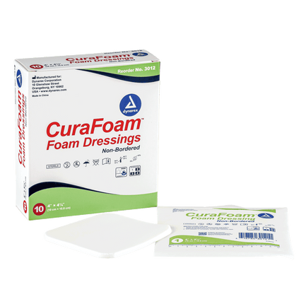 Dynarex CuraFoam Foam Dressings | 3012 | | Advanced Wound Care, Disposable Medical Supplies, Done, General & Advanced Wound Care | Dynarex | SurgiMac