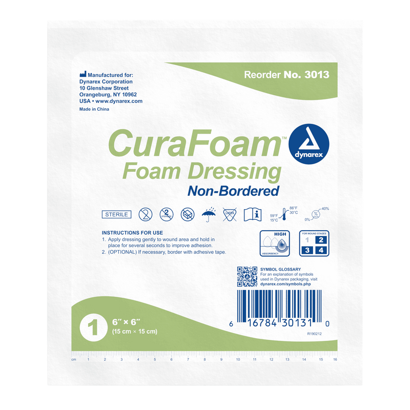 Dynarex CuraFoam Foam Dressings 3011