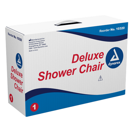 Dynarex Deluxe Shower Chair With Back | Dynarex | SurgiMac