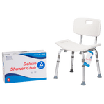 Dynarex Deluxe Shower Chair With Back 10320