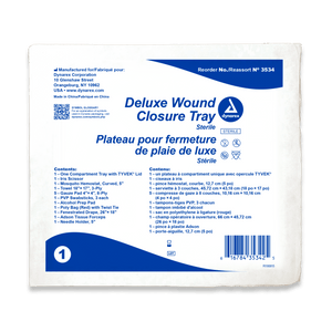 Dynarex Deluxe Wound Closure Trays 3534
