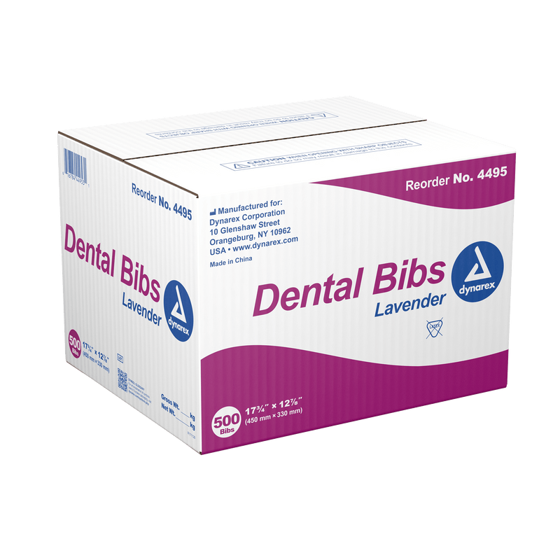 High-Quality Dental Bibs by Dynarex 4491