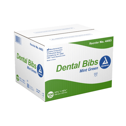 High-Quality Dental Bibs by Dynarex | 4491 | | Dental Supplies, Disposables, Patient bibs & napkin holders | Dynarex | SurgiMac