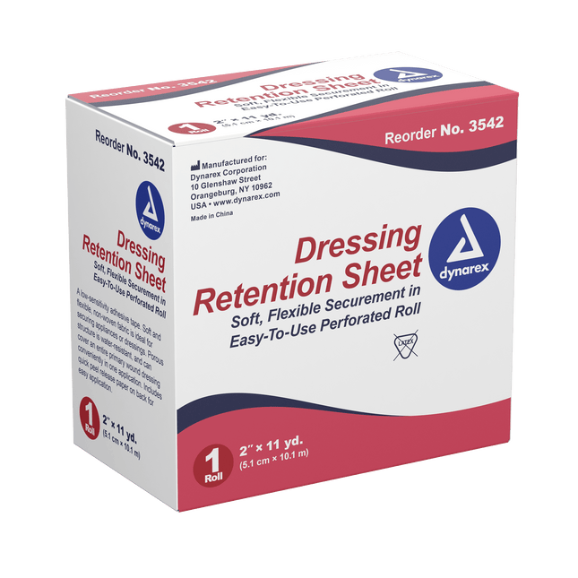 Dynarex | Dynarex Dressing Retention Sheet | 3542