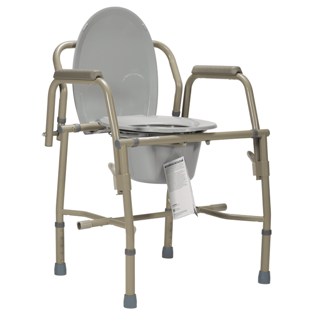 Dynarex | Dynarex Drop-Arm Folding Commode | 10376