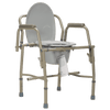 Dynarex Drop-Arm Folding Commode