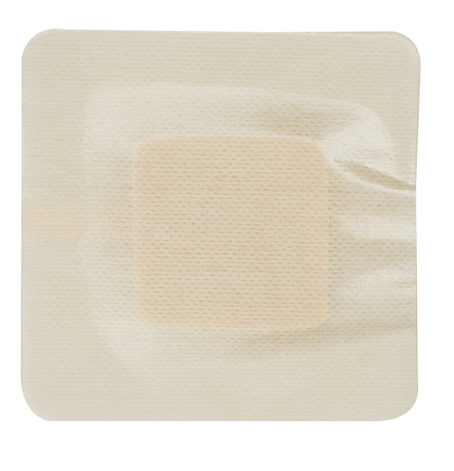 Dynarex | Dynarex DynaFoam AG Bordered Silver Foam Dressing - 4"X4" | 3049