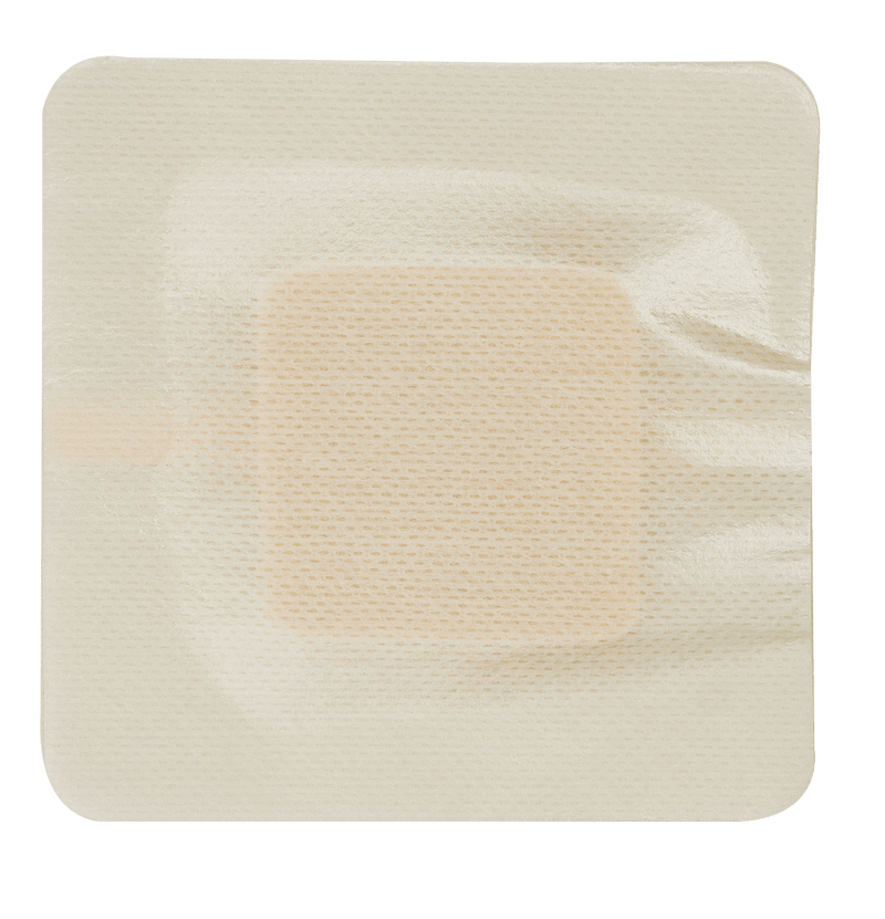 Dynarex DynaFoam AG Bordered Silver Foam Dressing - 4
