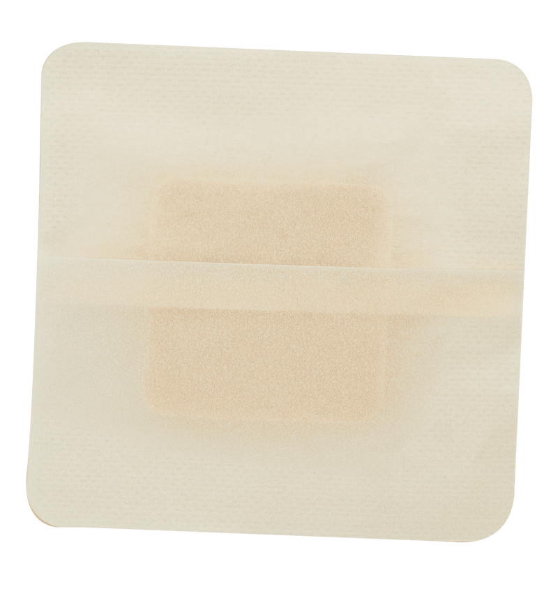 Dynarex DynaFoam AG Bordered Silver Foam Dressing - 4