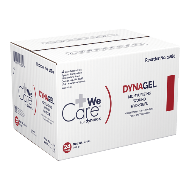 Dynarex | Dynarex DynaGel Moisturizing Wound Hydrogel 3 Oz. Tube | 1280