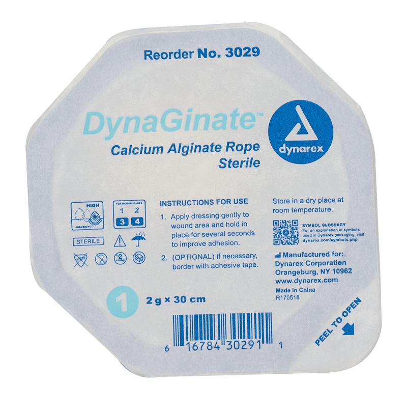Dynarex DynaGinate Calcium Alginate Dressings 3026