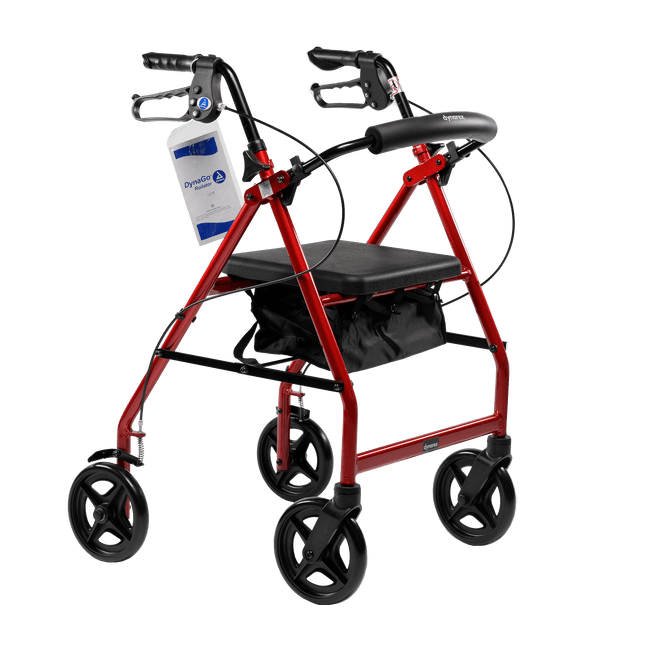 Dynarex | Dynarex DynaGo Quad 8 - Aluminum Rollator With 7.5inch Wheels | 10202