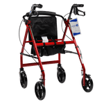 Dynarex DynaGo Quad 8 - Aluminum Rollator With 7.5inch Wheels 10202