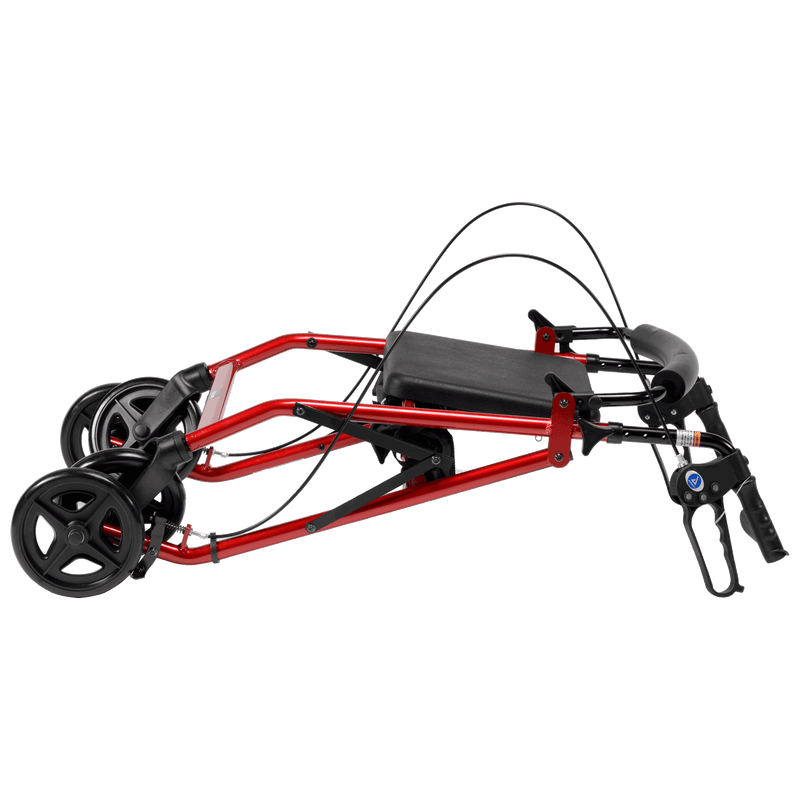 Dynarex DynaGo Quad 8 - Aluminum Rollator With 7.5inch Wheels 10202