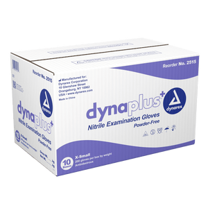 Dynarex DynaPlus Nitrile Exam Gloves, Powder-Free 2515