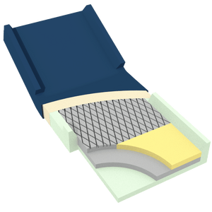 Dynarex DynaRest Deluxe Tri-Layer Foam Mattress 10421