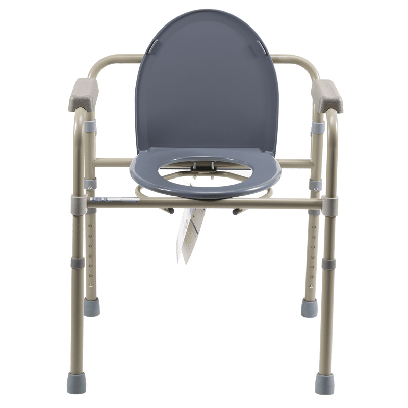 Dynarex Elongated Folding Bedside Commode 10373