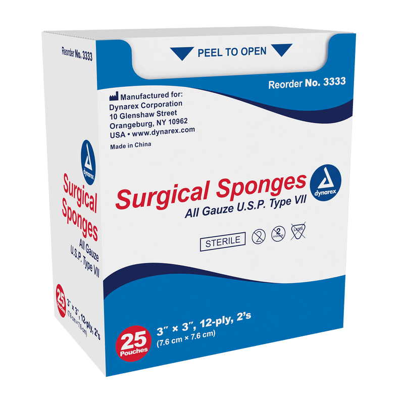 Dynarex Gauze Sponges & Pads Sterile & Non Sterile 3333