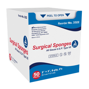 Dynarex Gauze Sponges & Pads Sterile & Non Sterile 3322