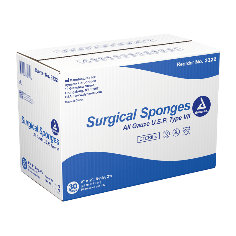 Dynarex Gauze Sponges & Pads Sterile & Non Sterile 3322
