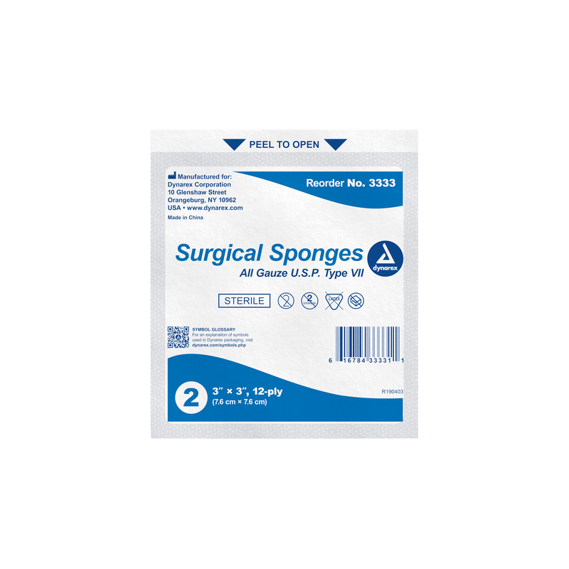 Dynarex Gauze Sponges & Pads Sterile & Non Sterile 3322