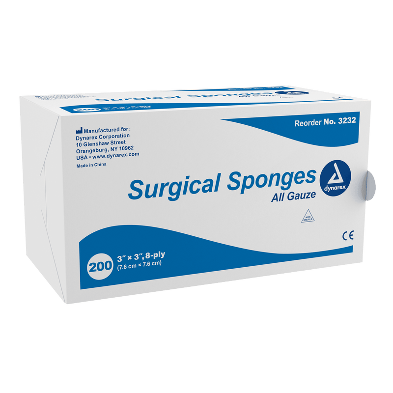 Dynarex Gauze Sponges & Pads Sterile & Non Sterile 3232