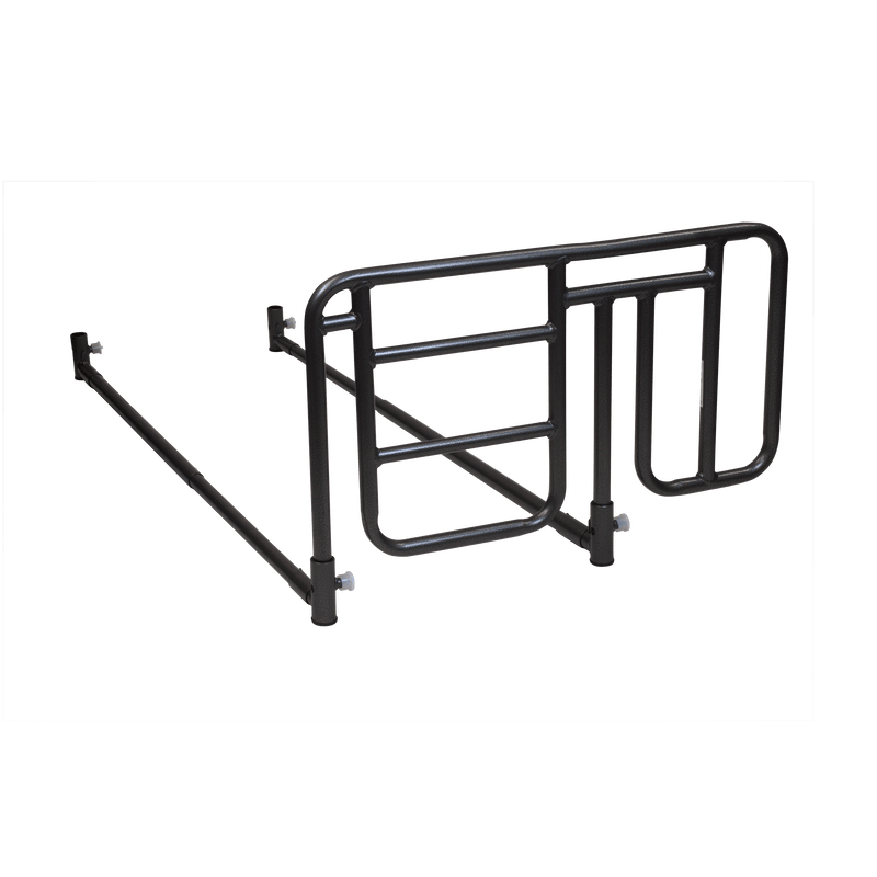 Dynarex Homecare Half-Length Bed Rail - Cross Bar Mount 10466