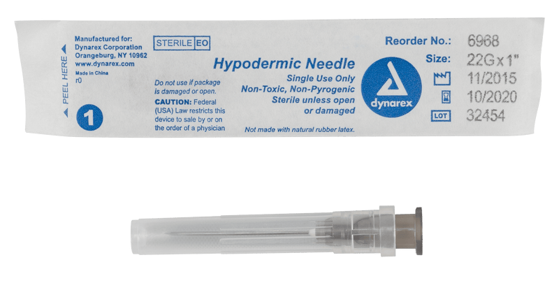 Hypodermic Needle - Non-Safety by Dynarex 6968-Bx