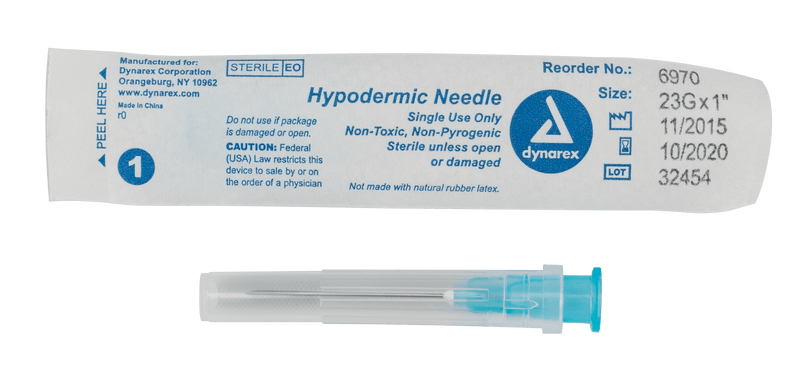 Hypodermic Needle - Non-Safety by Dynarex 6970-Bx