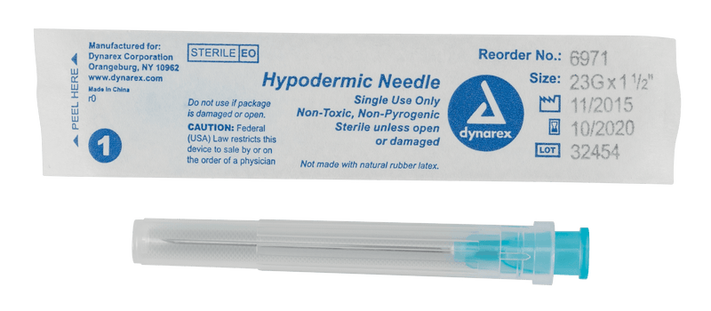Hypodermic Needle - Non-Safety by Dynarex 6971-Bx