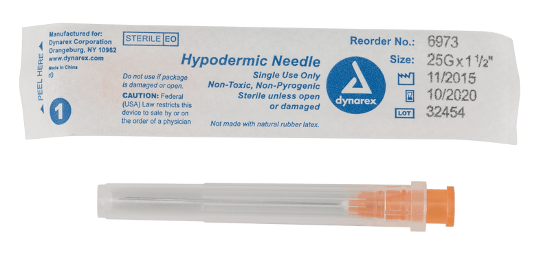 Hypodermic Needle - Non-Safety by Dynarex 6973-Bx