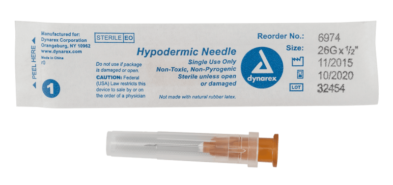 Hypodermic Needle - Non-Safety by Dynarex 6974-Bx