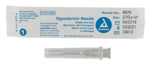 Hypodermic Needle - Non-Safety by Dynarex 6976-Bx