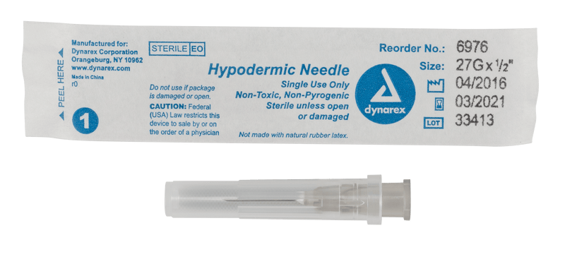 Hypodermic Needle - Non-Safety by Dynarex 6976-Bx
