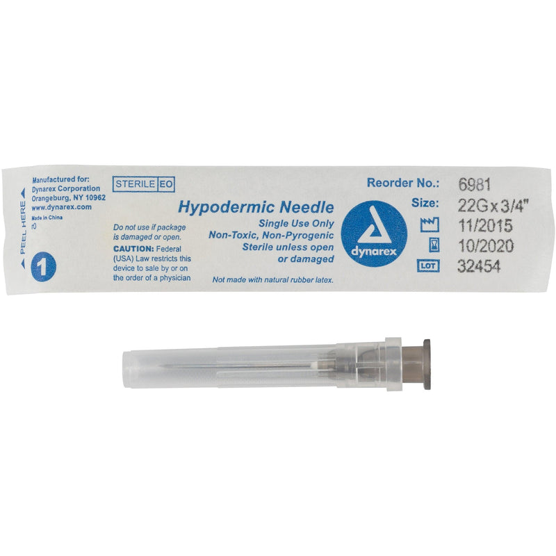 Hypodermic Needle - Non-Safety by Dynarex 6981-Bx