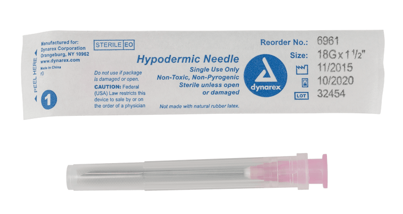Hypodermic Needle - Non-Safety by Dynarex 6961-Bx