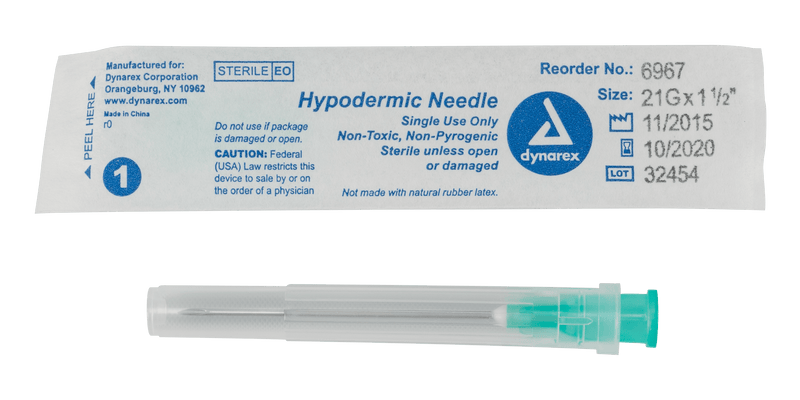 Hypodermic Needle - Non-Safety by Dynarex 6967-Bx
