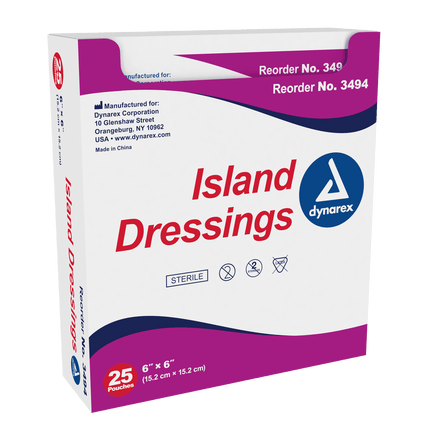 Dynarex Island Dressings - Sterile | Dynarex | SurgiMac